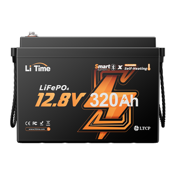 LiTime 12V 320Ah Self-Heating LiFePO4 Battery