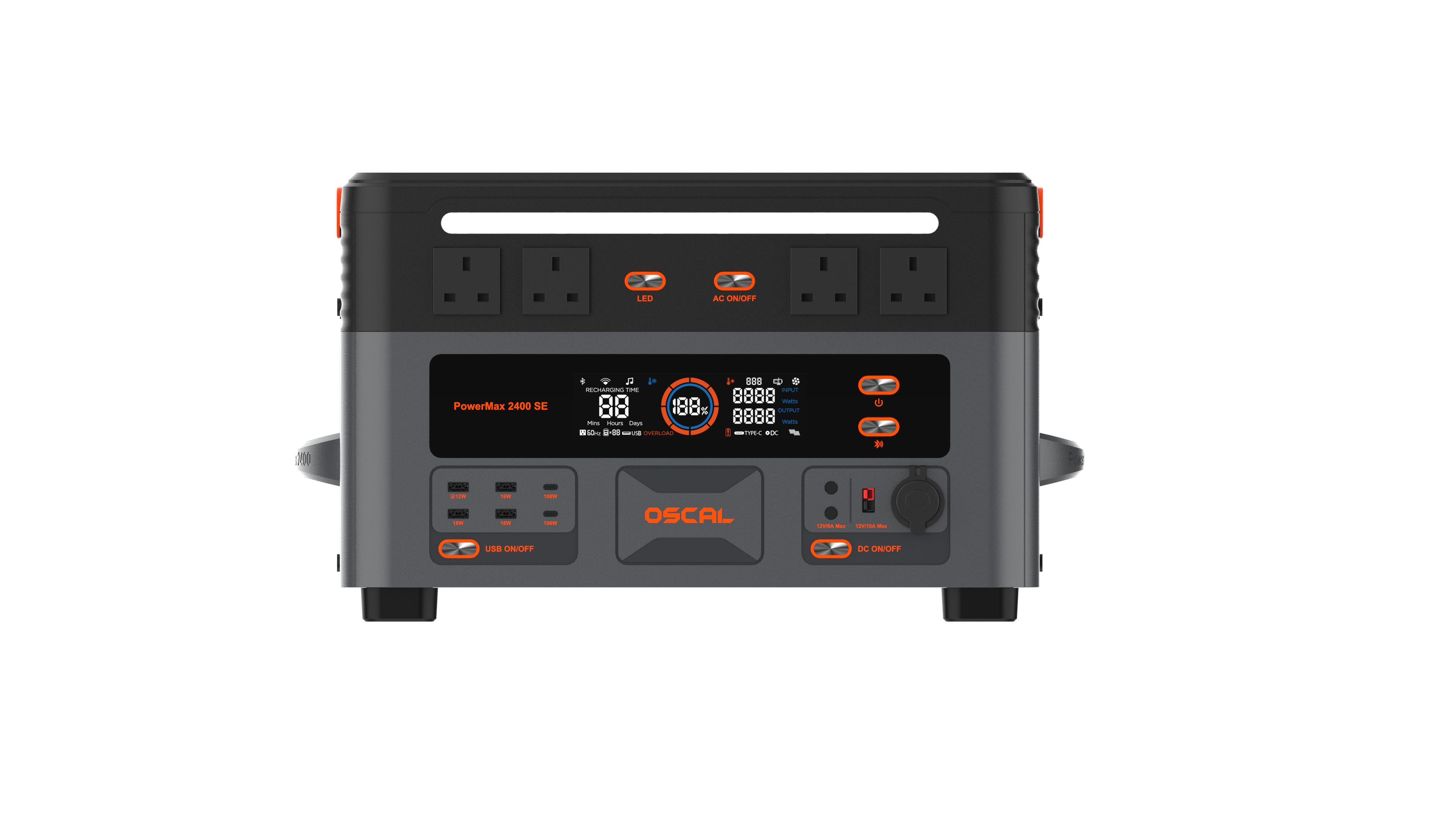 OSCAL PowerMax 2400 Portable Power Station