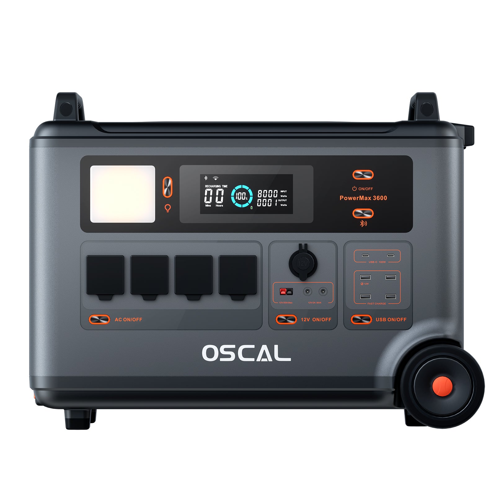 OSCAL PowerMax 3600 Portable Power Station