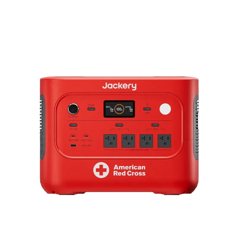Jackery HomePower 2000 Plus v2 Red Cross Edition power station